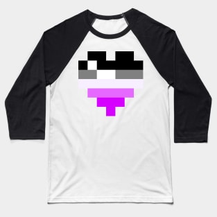 Pixel Heart - Ace Pride Baseball T-Shirt